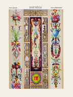 Auguste Racinet – Tryk fra det 16. århundrede – Vintage historisk kunstplakat | Hakyarts