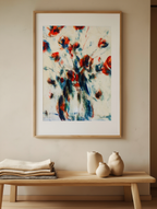 Feldmohn in blauer Vase (1923) by Christian Rohlfs – Expressionist Floral Art Print
