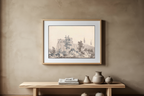 Buildings Overlooking Water, near Naples by J.M.W. Turner – Landscape Art Print