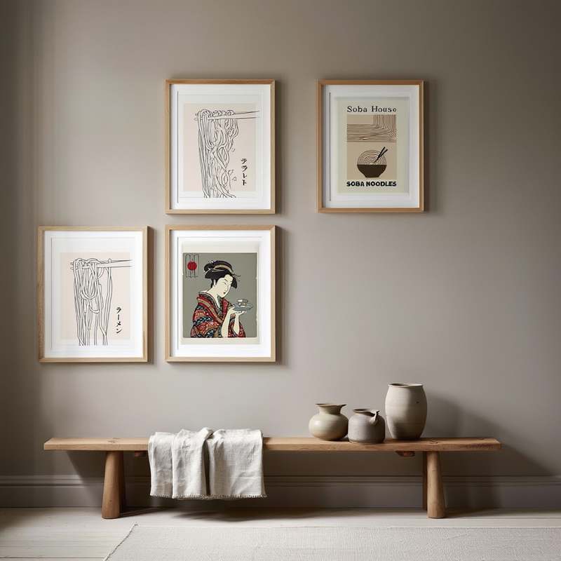 Japanese 4 Prints Harmony – Mix & Match Collection - Hakyarts