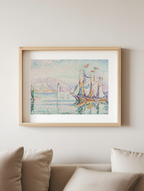 Antibes ‘Morning’ – Paul Signac Poster | Neo‑Impressionist Coastal Art Print
