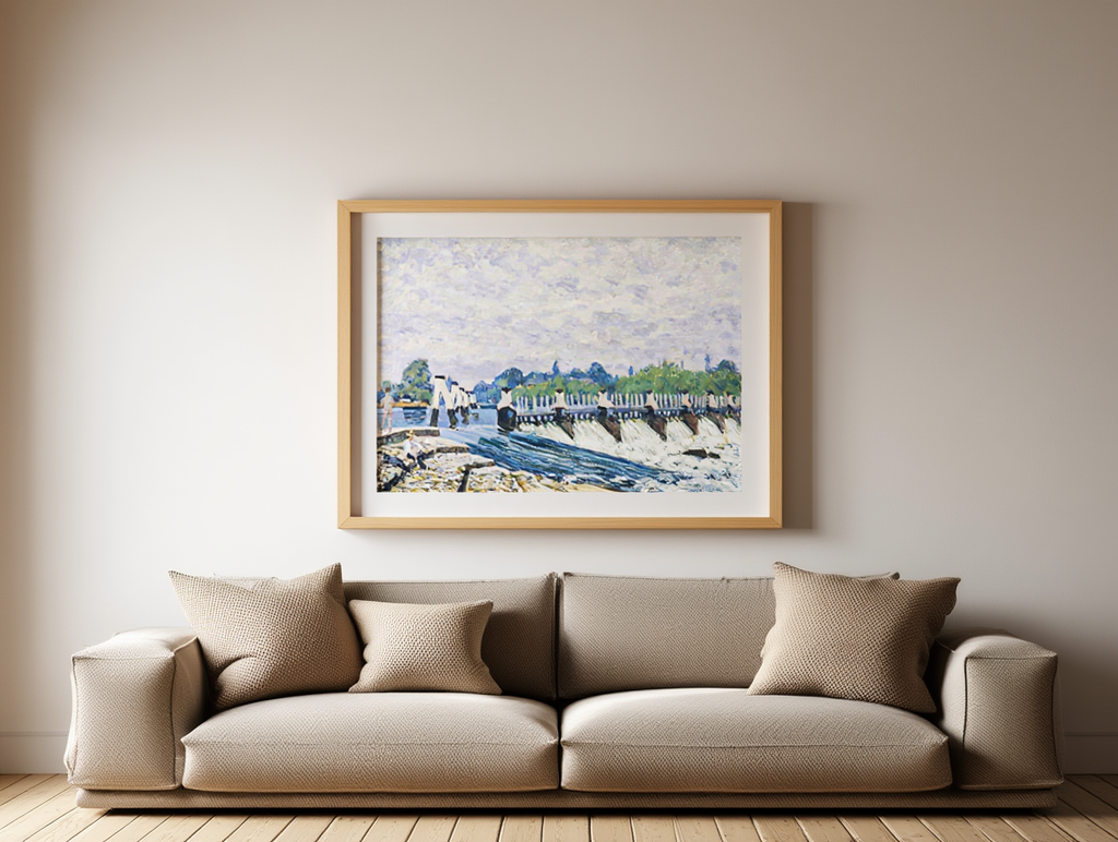 Alfred Sisley - Moseley Weir Hampton Court