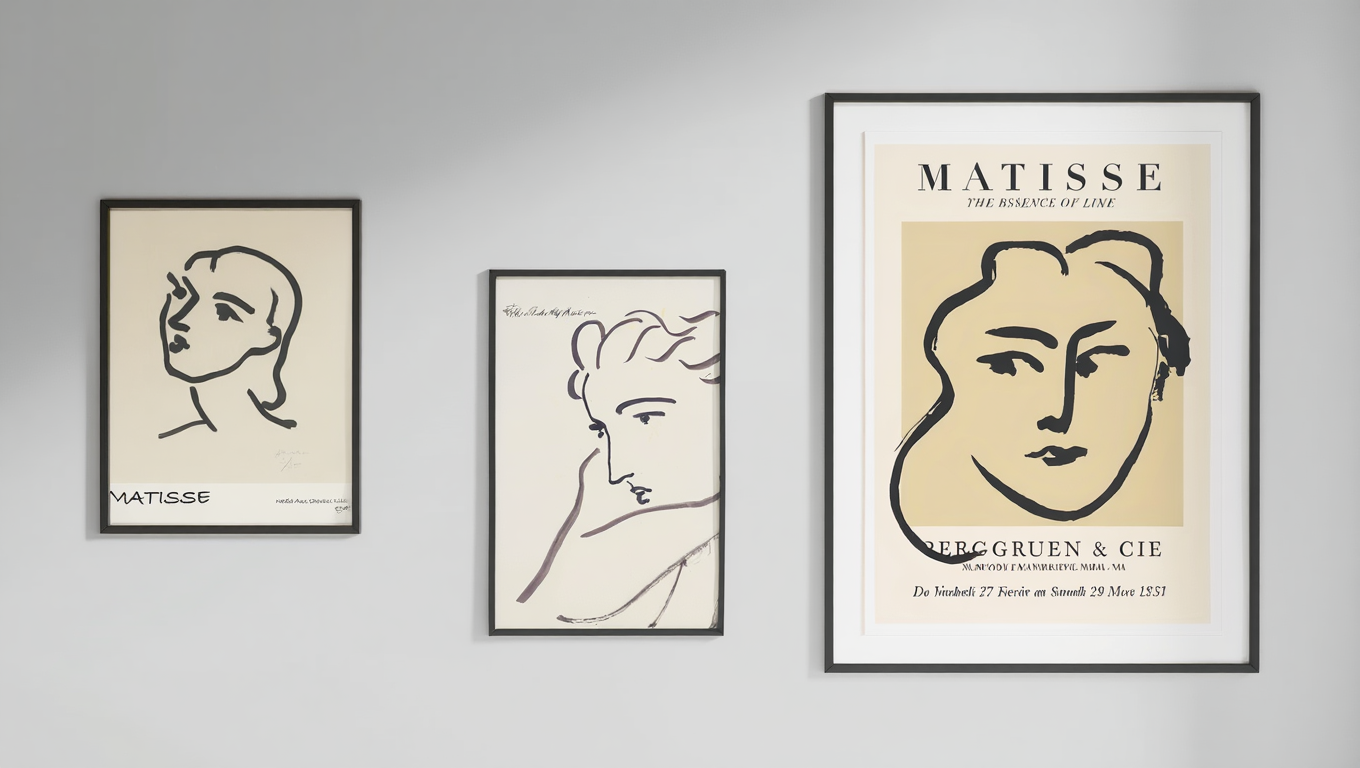 Matisse Inspired Wall Art Set – 3 Prints