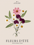 Petal Palette – 6 Floral Prints | Mix & Match Wall Art Collection - Hakyarts