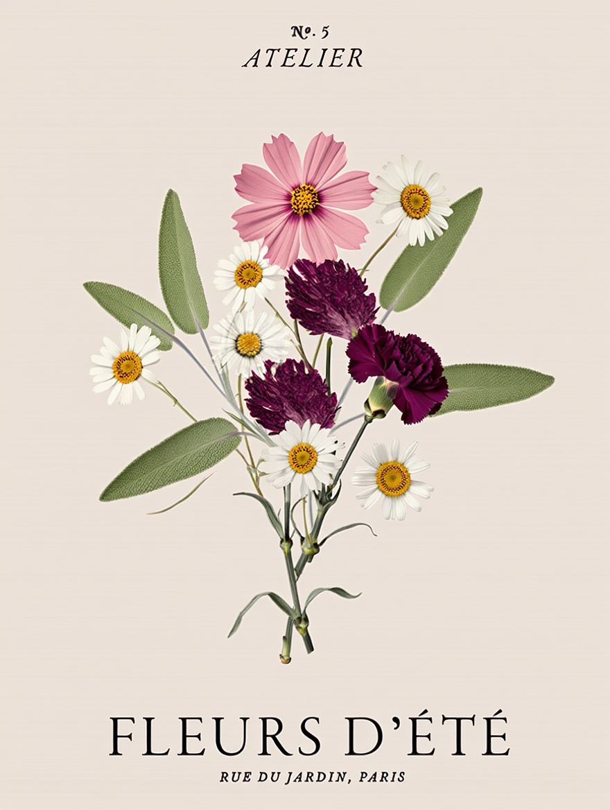 Petal Palette – 6 Floral Prints | Mix & Match Wall Art Collection