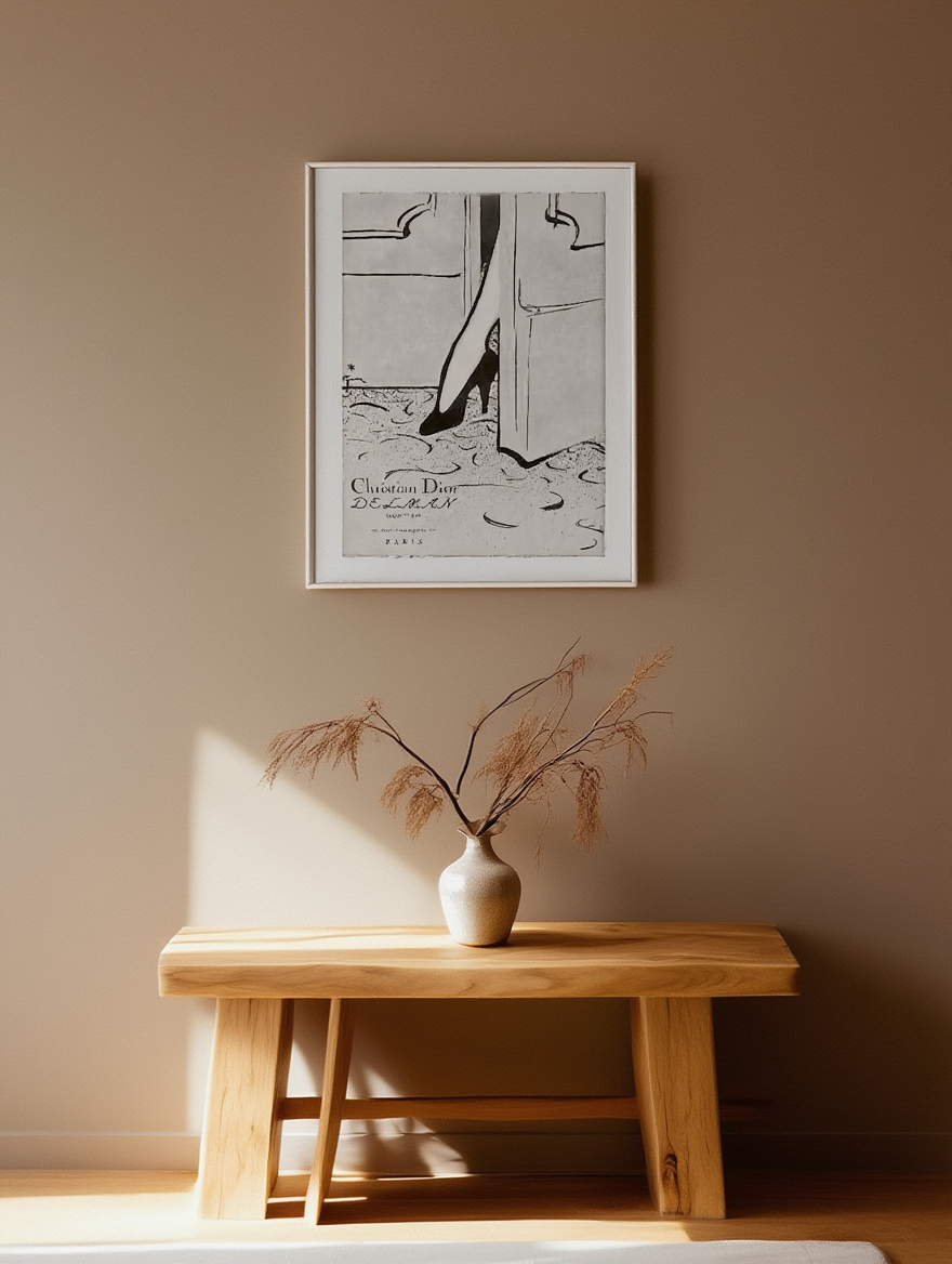 Dior Shoes Ad Poster