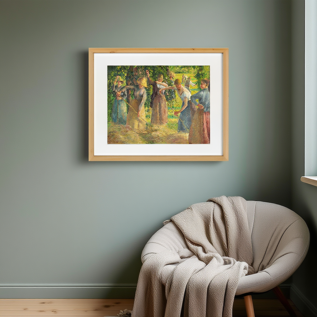 Camille Pissarro - Hay Harvest at Éragny