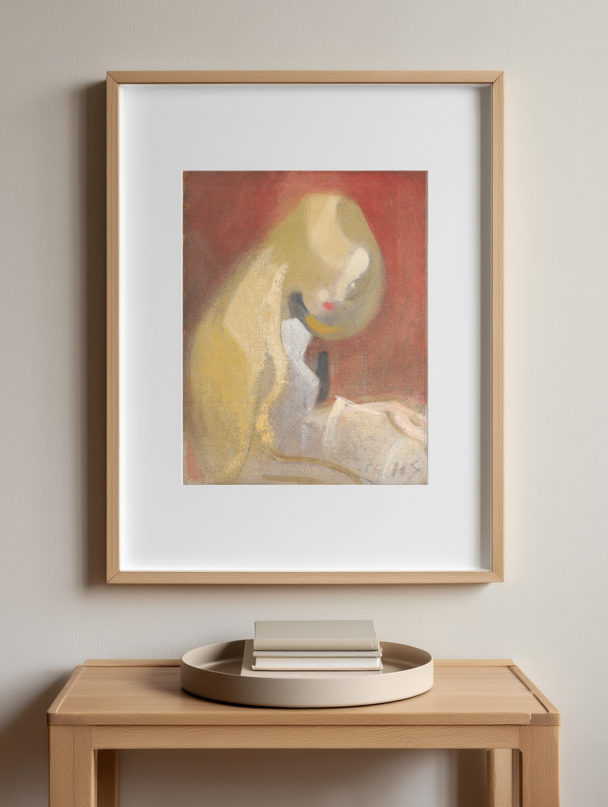 Helene Schjerfbeck – Girl with Blonde Hair - Fine Art Portrait Print
