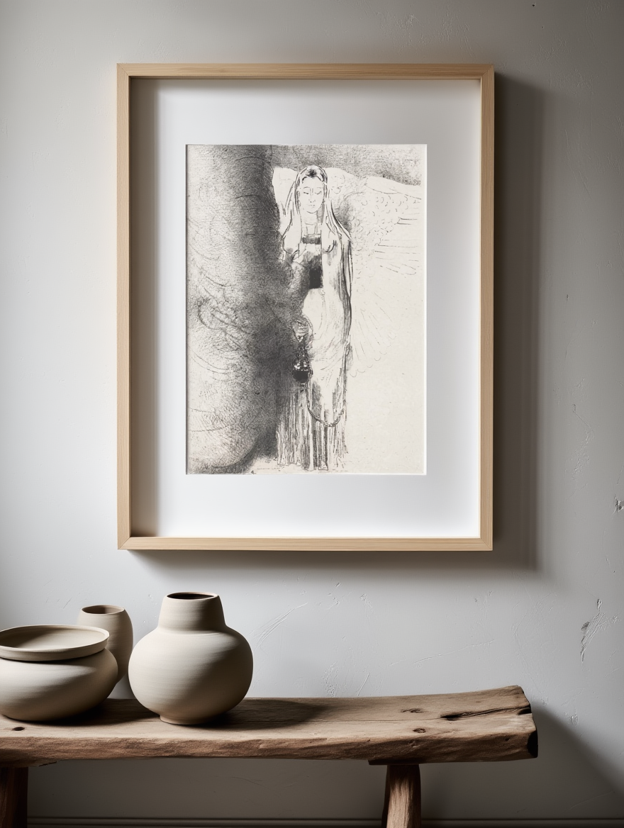 Odilon Redon - And the Angel Took the Censer