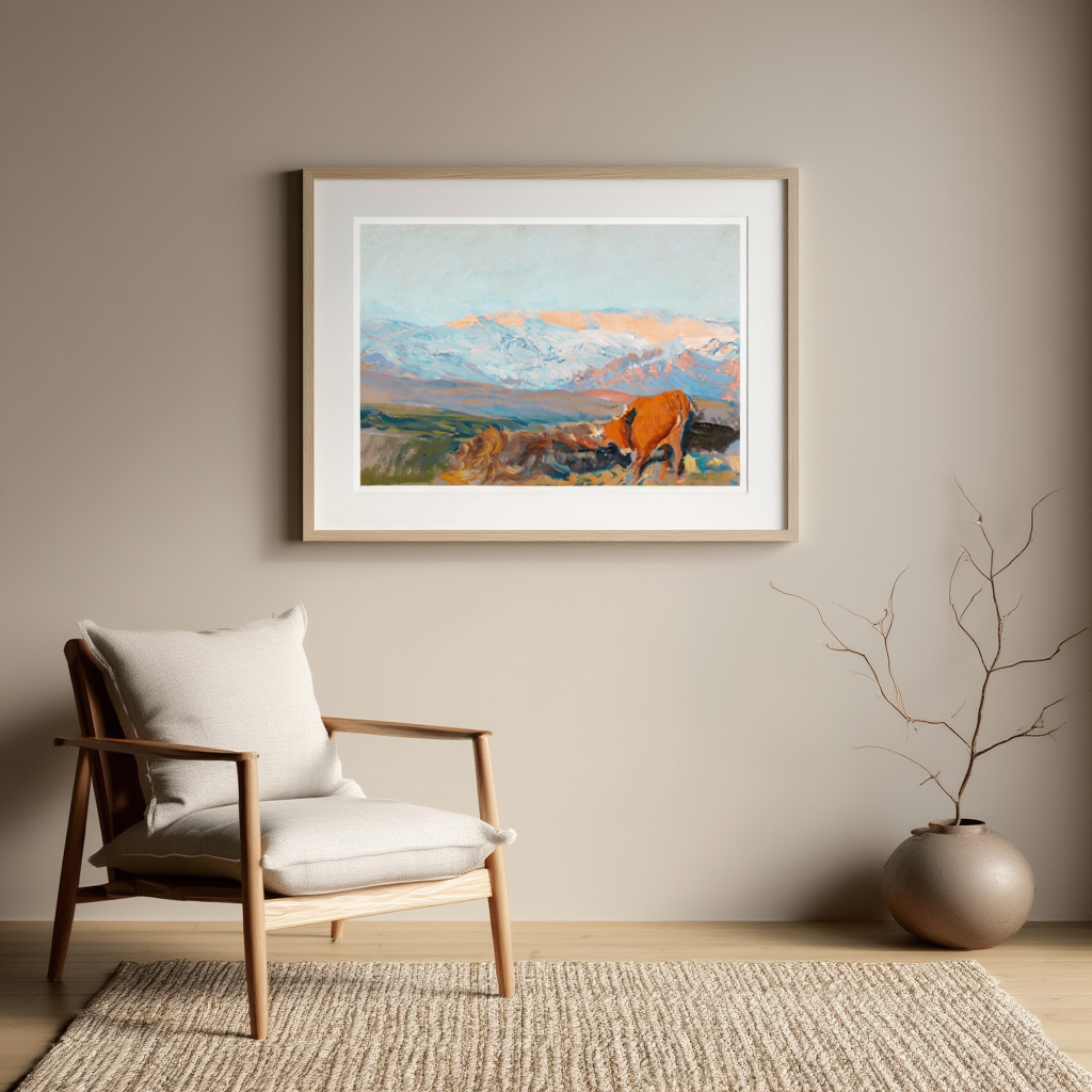 Las Zorreras Sierra De Guadarrama – Joaquín Sorolla (1907) | Impressionist Landscape Art Print