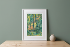 Chemin Creux Dans Une Pente Boisée – Paul Gauguin Poster | Post-Impressionist Landscape & Rural Art Print - Hakyarts