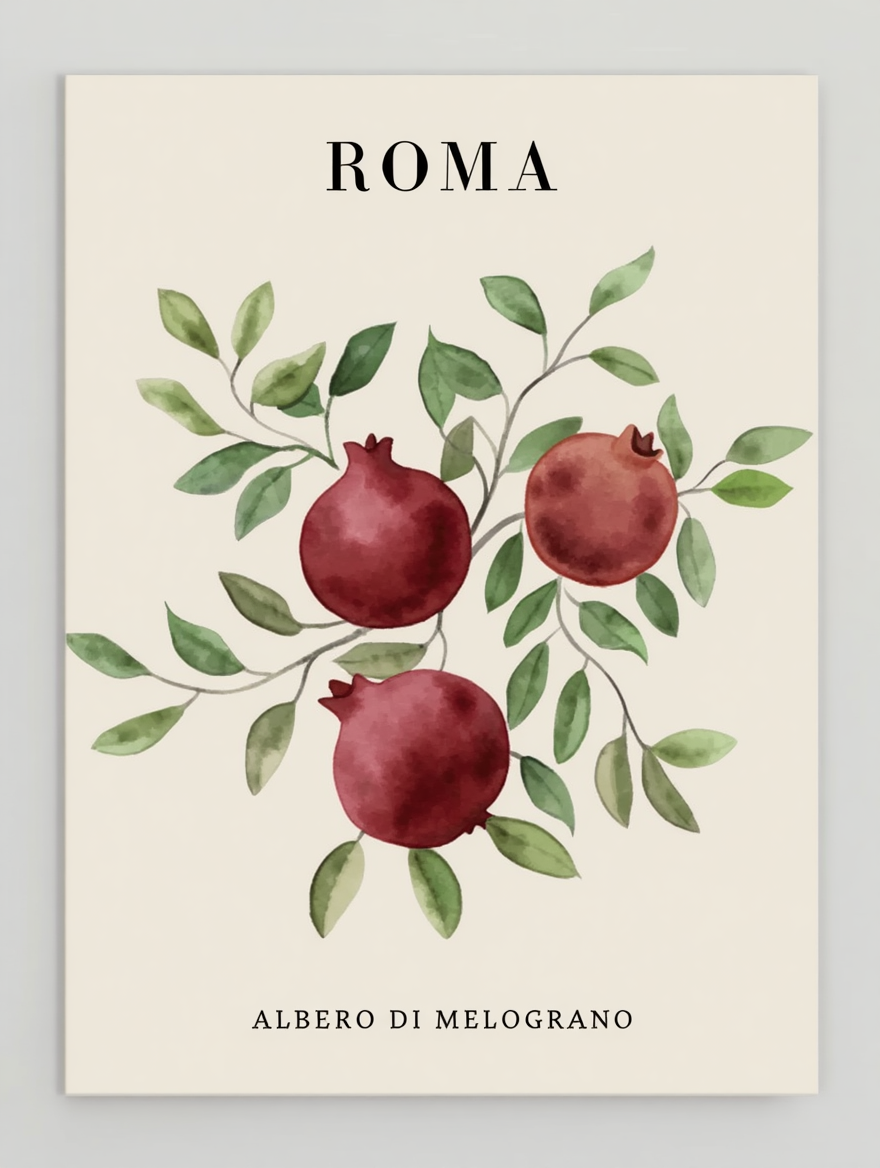 5 Italian Fruits Prints – Colorful Kitchen & Dining Wall Art