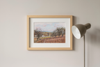Bougival – Alfred Sisley Poster | Impressionist Landscape Art Print - Hakyarts
