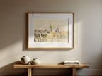 La Charité-sur-Loire – Paul Signac Poster | Neo‑Impressionist Riverside Art Print