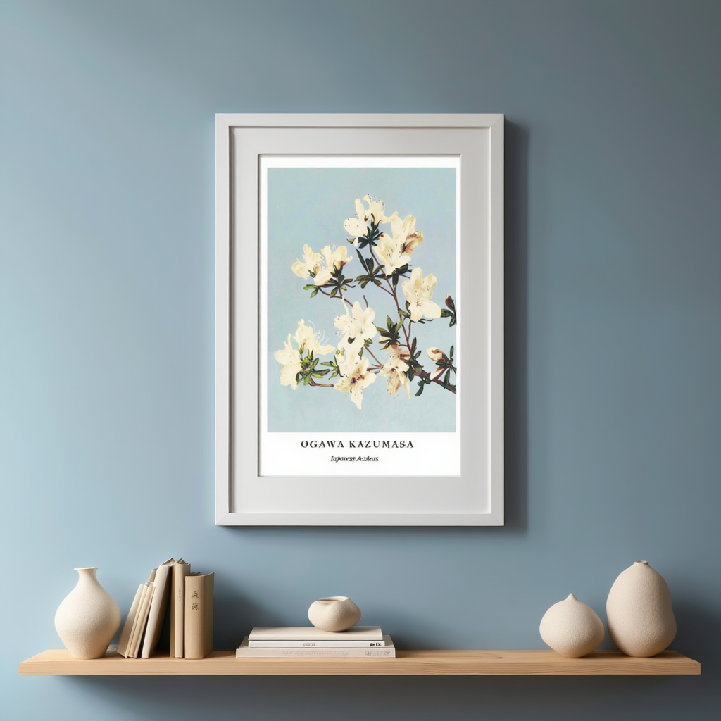 Ogawa Kazumasa – Lotus Flowers, circa 1887