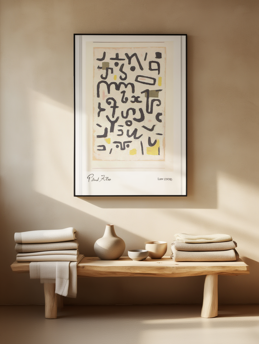 Paul Klee - Law Poster