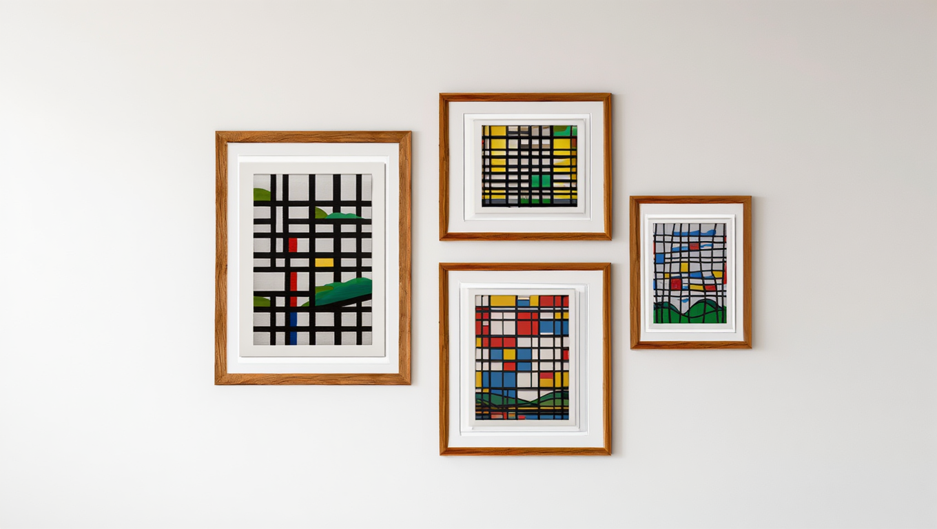 Piet Mondrian – 4 Prints