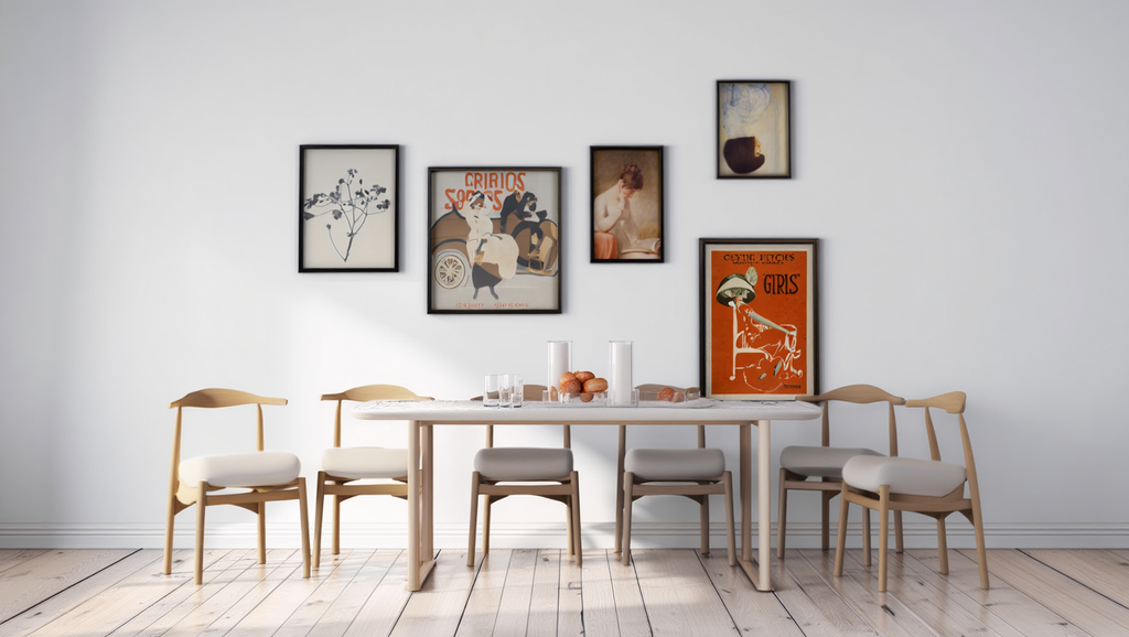 Classic Nostalgia – 5-Piece Vintage Wall Art Set