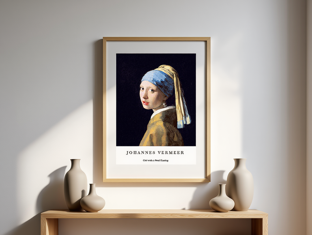Johannes Vermeer - Girl with a Pearl Earring Poster