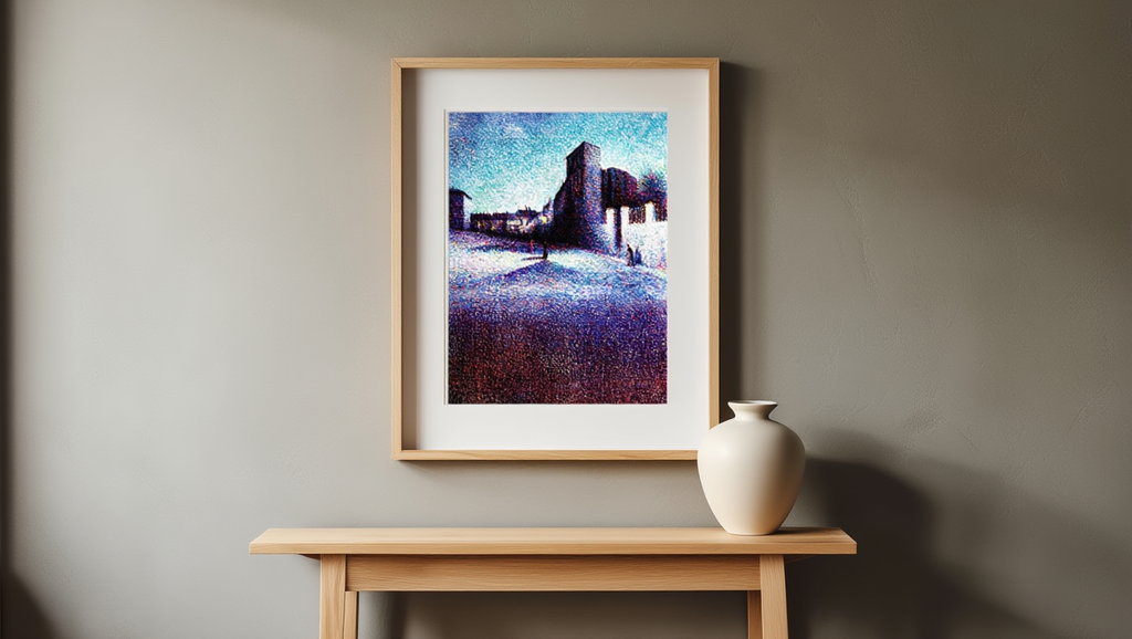 Rue Ravignan, Paris – Maximilien Luce (1893) | Impressionist Urban Art Print