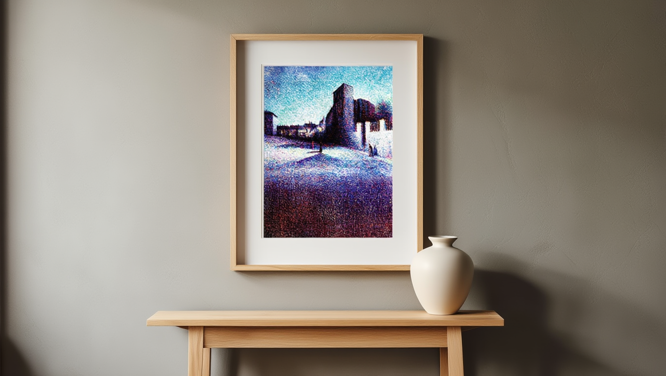 Rue Ravignan, Paris – Maximilien Luce (1893) | Impressionist Urban Art Print