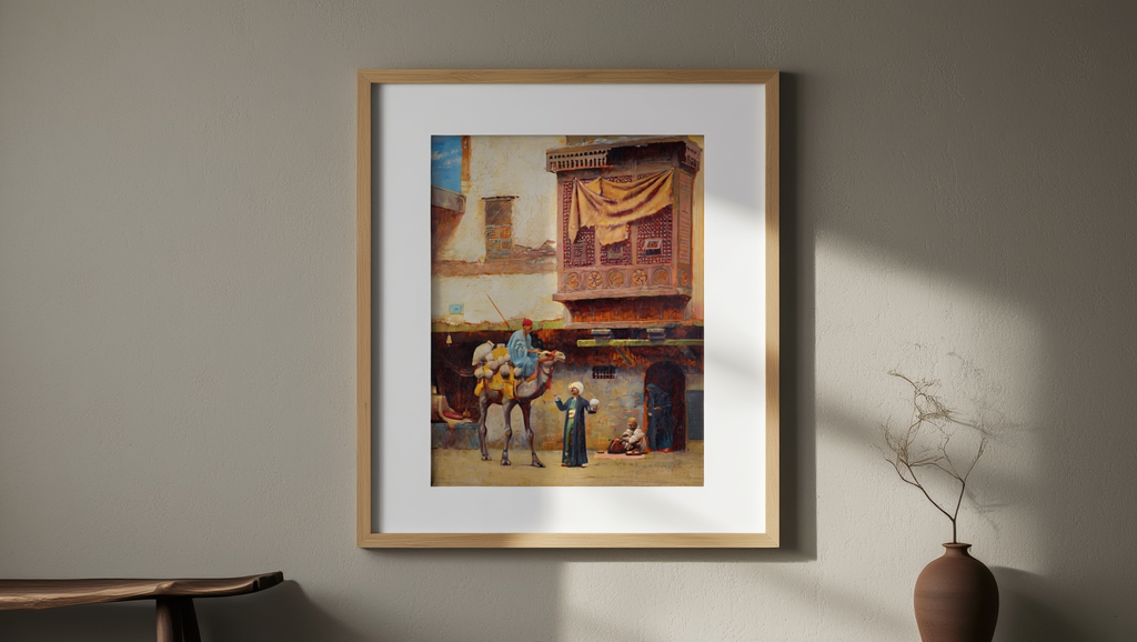 A Pottery Seller In Old Cairo