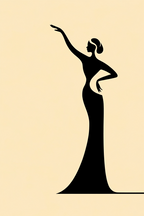 Feminine Silhouette – Art Print - Hakyarts