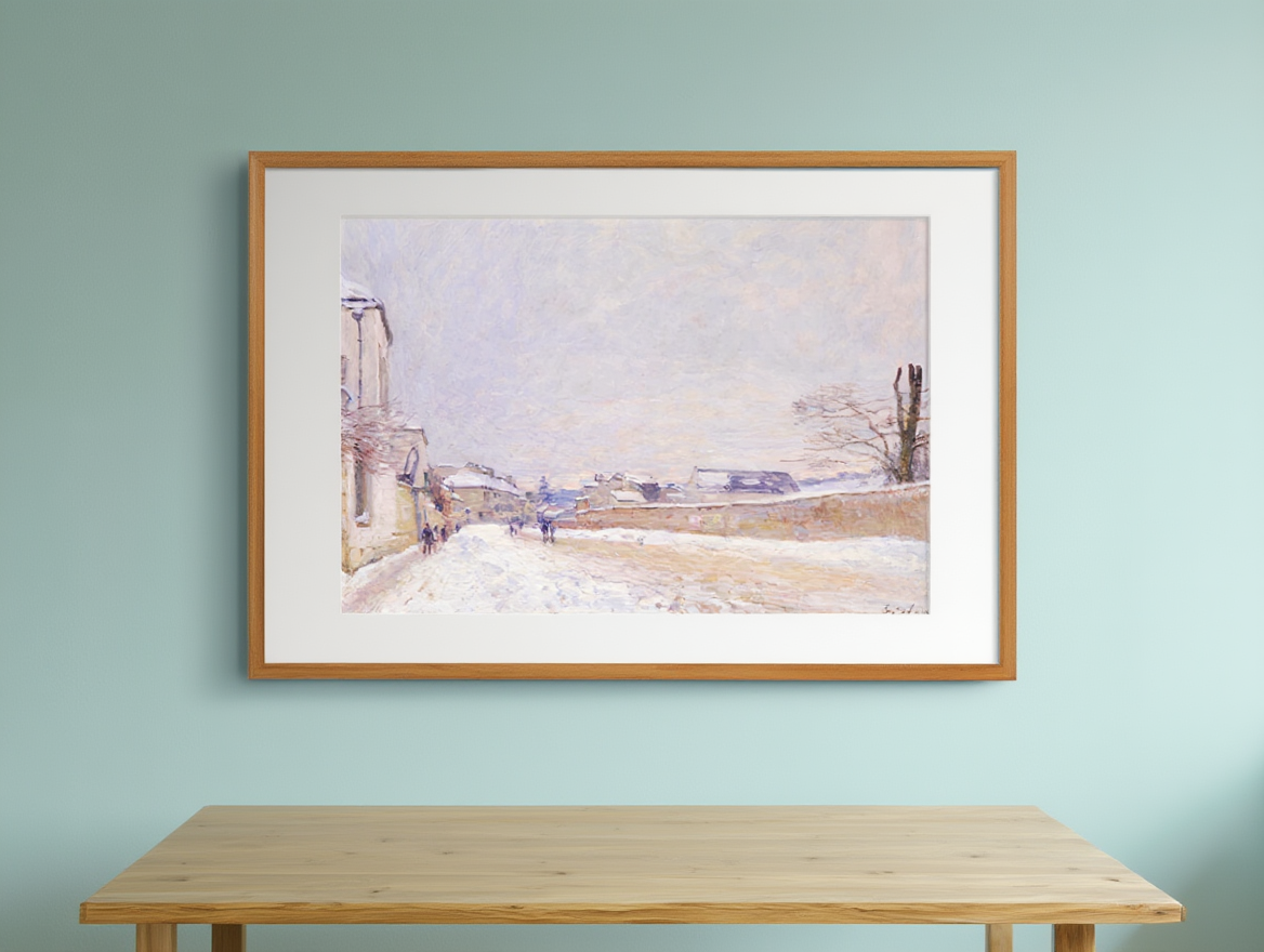 Alfred Sisley - Rue Eugène Moussoir at Moret