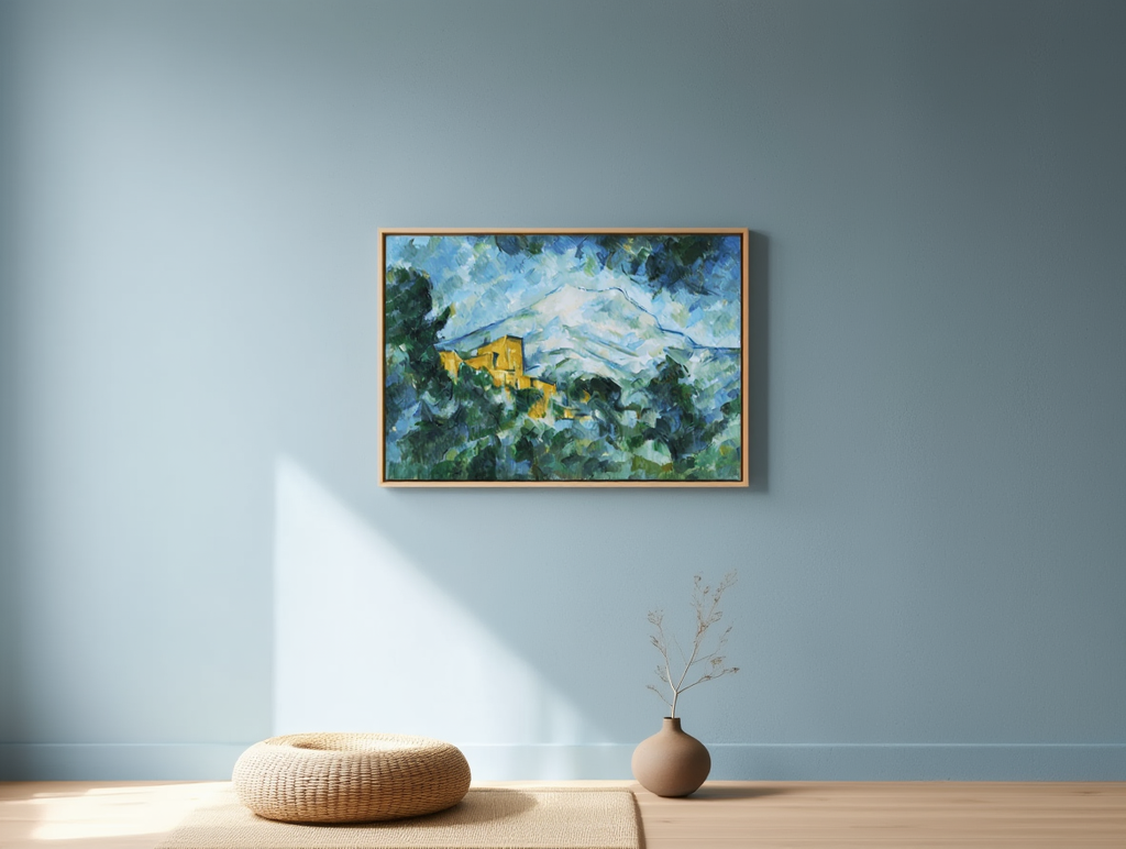 Paul Cézanne – Mont Sainte-Victoire and Château Noir - Iconic Post-Impressionist Art Print