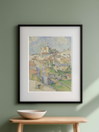 Gardanne – Paul Cézanne Poster | Post-Impressionist Landscape Art Print