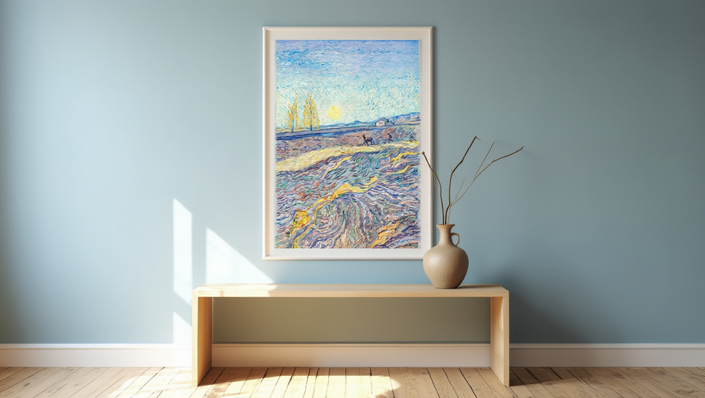 Laboureur Dans Un Champ