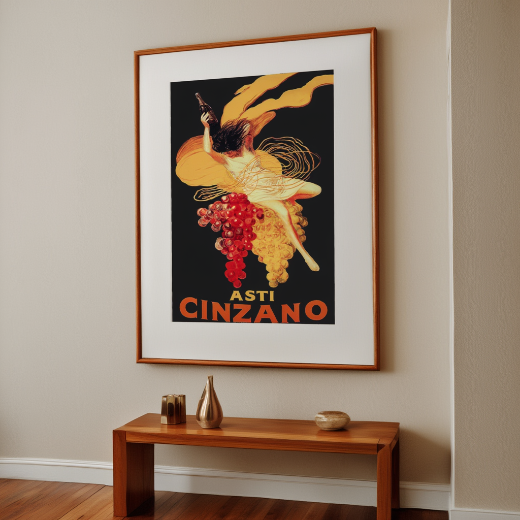 Asti Cinzano by Leonetto Cappiello – Vintage Advertising Art Print