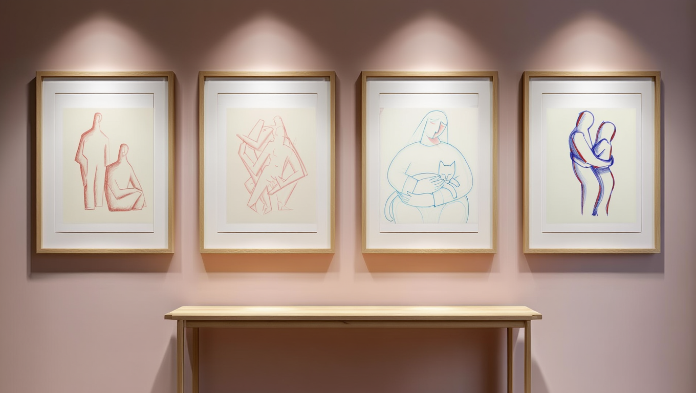 Mikuláš Galanda – 4 Fine Art Prints Selection