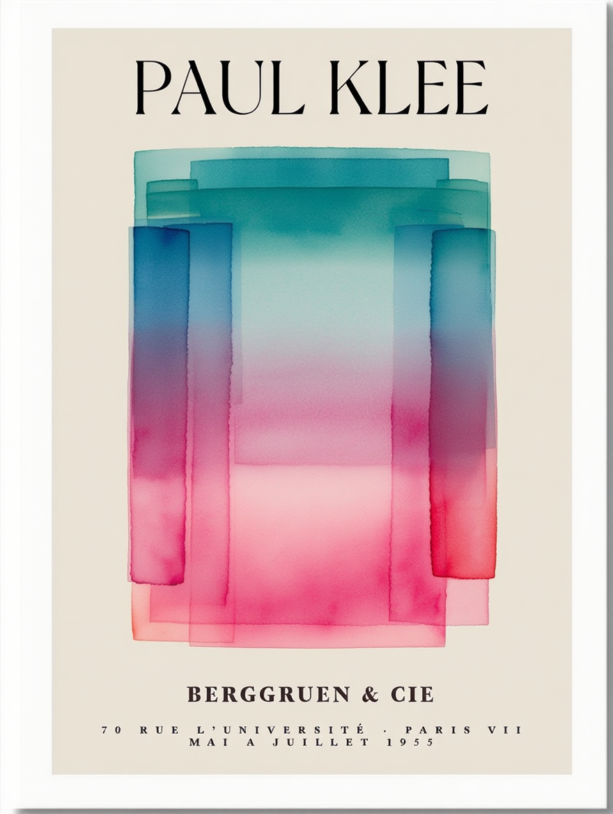 Paul Klee Abstract Art Prints – Colorful Minimalist Posters, 9 Mix & Match Designs for Home & Living Room