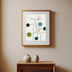 Rising, Falling, Clinging, Flying by Sophie Taeuber-Arp – Abstract Modernist Art Print