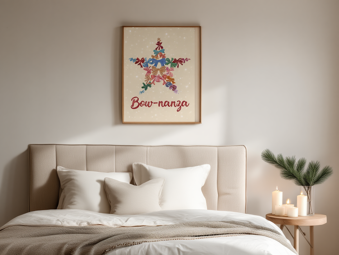 Bow-nanza – Holiday Decoration Poster