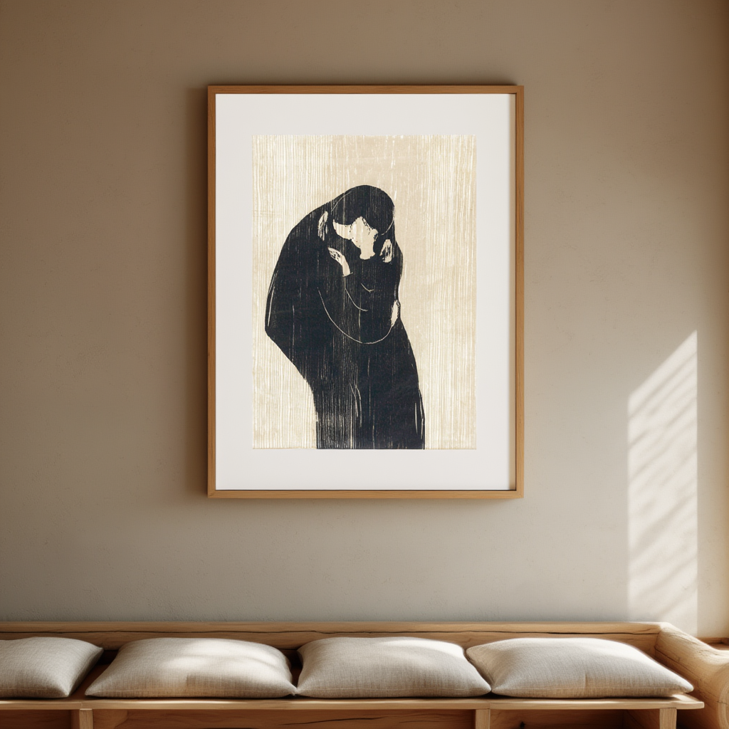 Edvard Munch - The Kiss IV