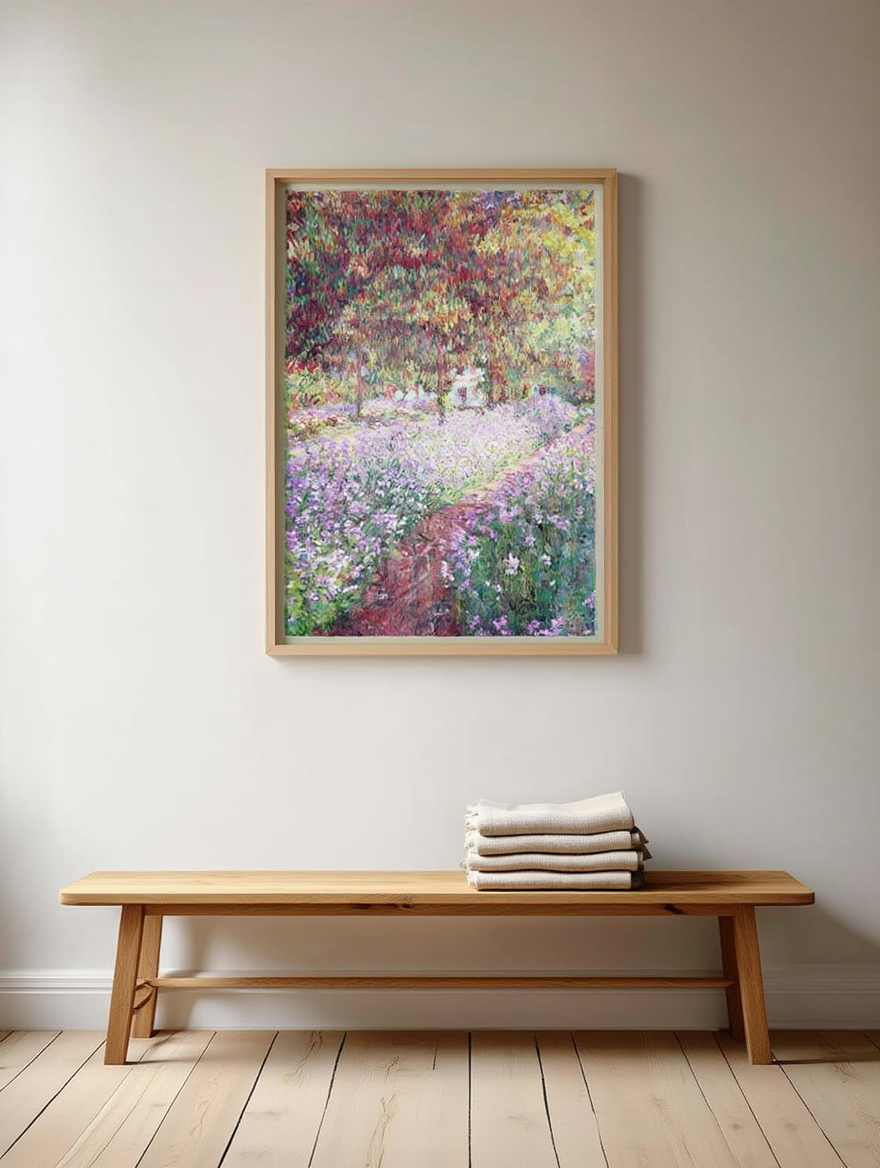 Irises In Monet's Garden