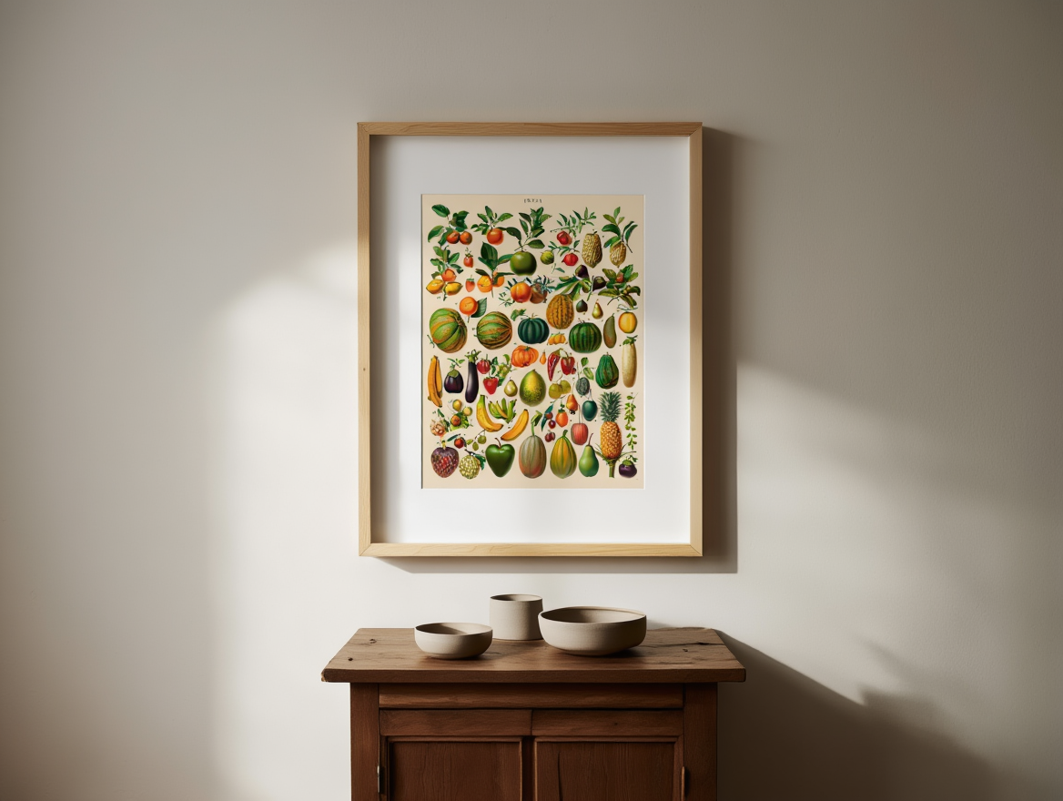 Adolphe Millot - Fruits II Poster