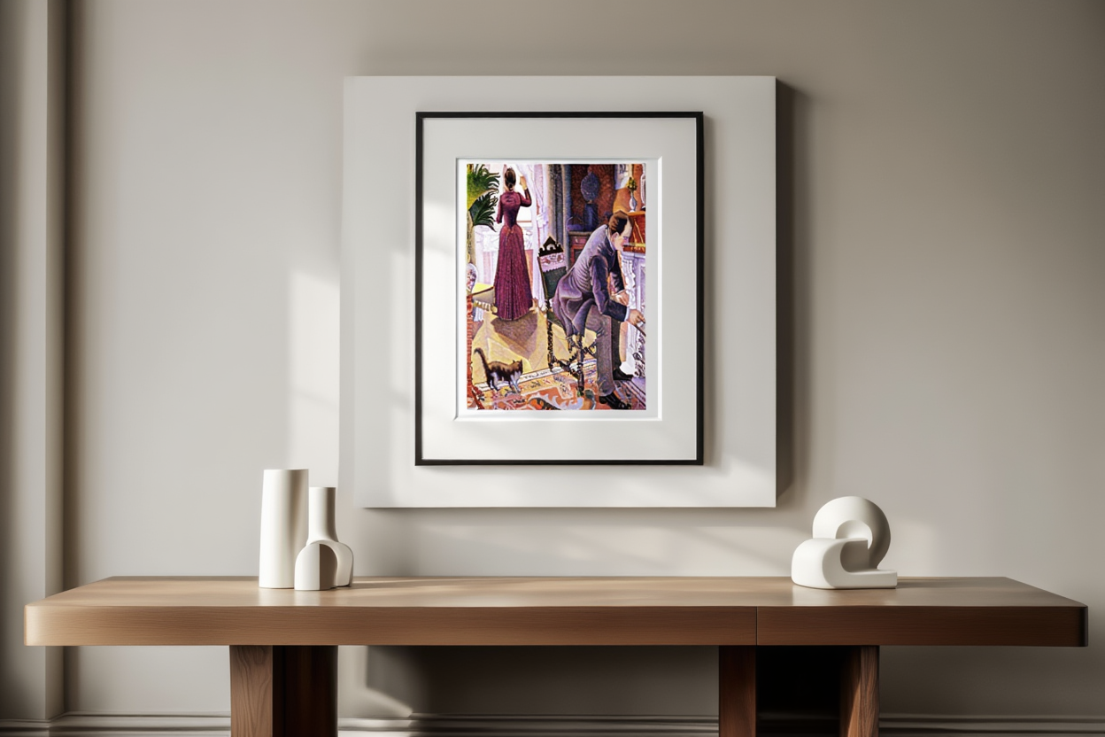 Paul Signac - Le Dimanche Parisien Poster | Hakyarts