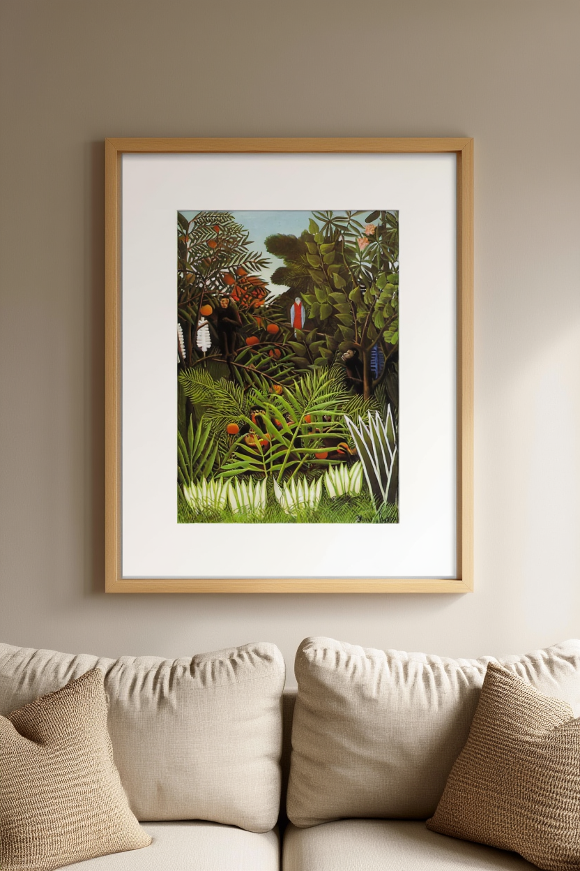 Henri Rousseau - Exotic Landscape