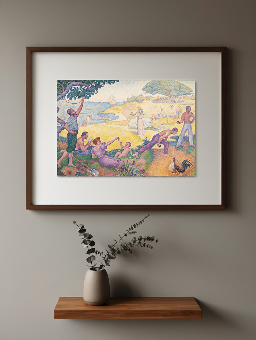 Paul Signac - Au Temps d'Harmonie Poster
