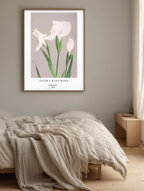 White Irises by Ogawa Kazumasa – Classic Japanese Botanical Art Print - Hakyarts