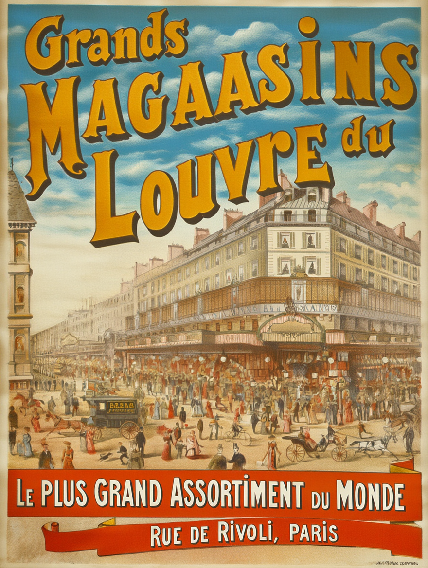 Vintage French Magazine Posters – 4 Prints | Mix & Match Wall Art