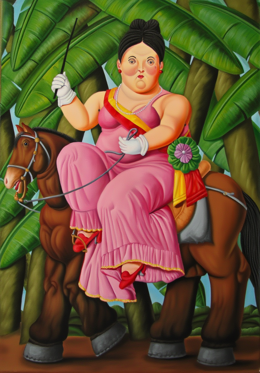 Fernando Botero - The President and First Lady