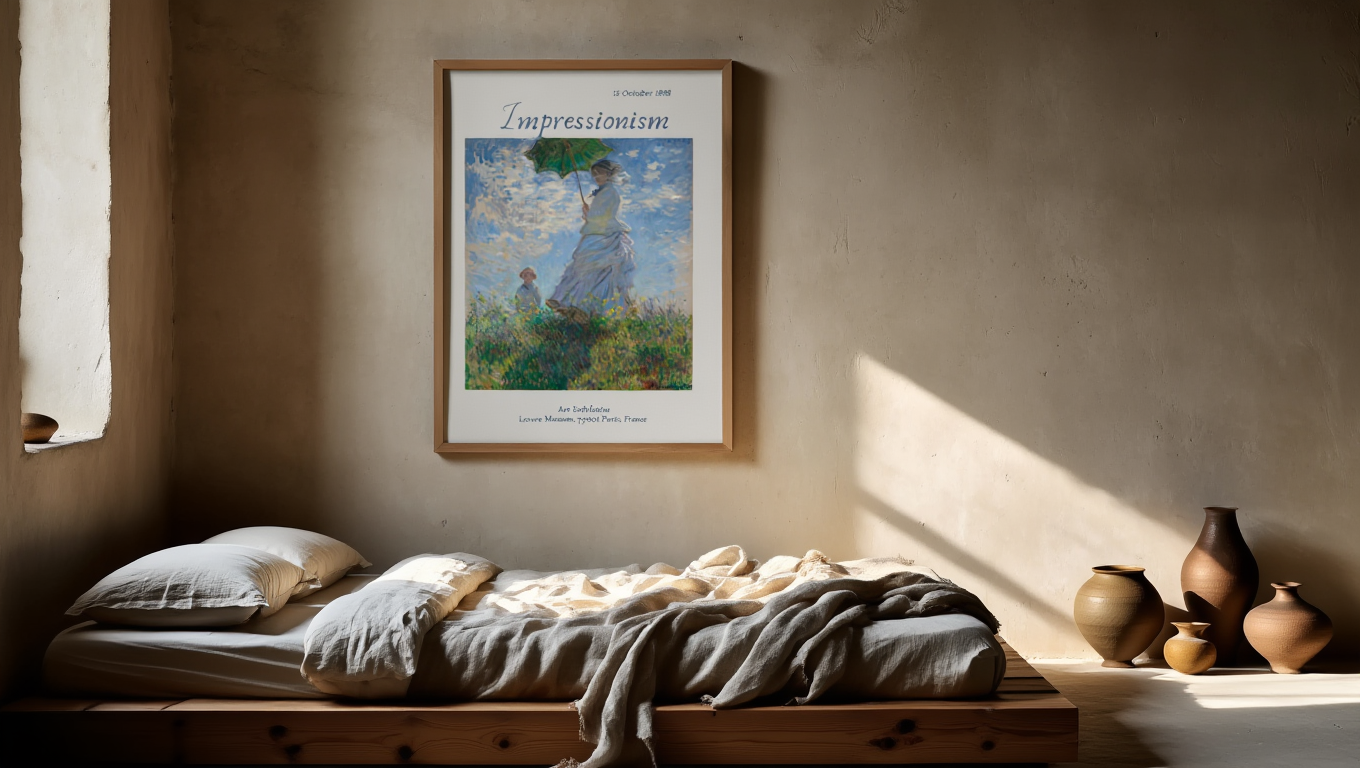 Impressionism Art Exhibition – Vintage Museum Poster