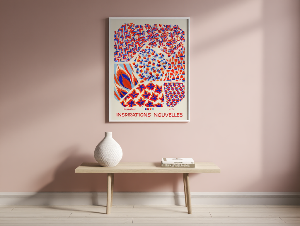 Seven Compositions: Plant Life and Geometric – André Durenceau (1928) | Botanical & Geometric Art Print