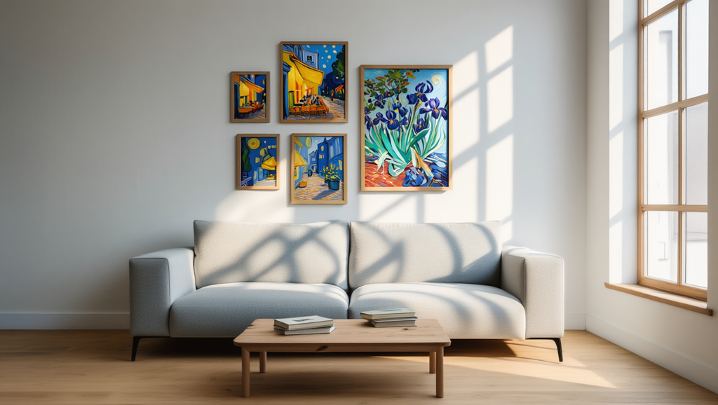 Van Gogh Inspired Wall Art – Office Set of 5