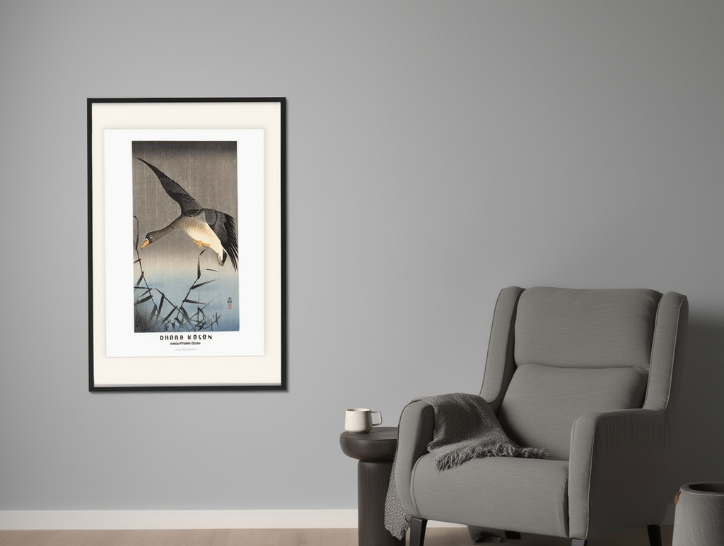 Ohara Koson - White Fronted Goose Poster