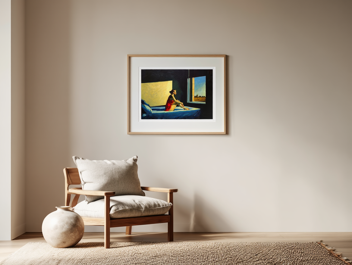 Edward Hopper – Morning Sun Art Print